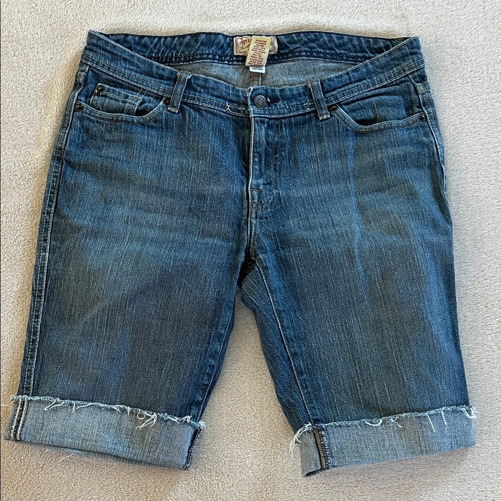 Steve & Barry's Women's Blue Denim Shorts 10